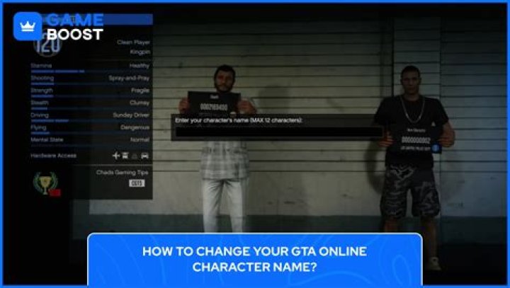 How to change mc name gta