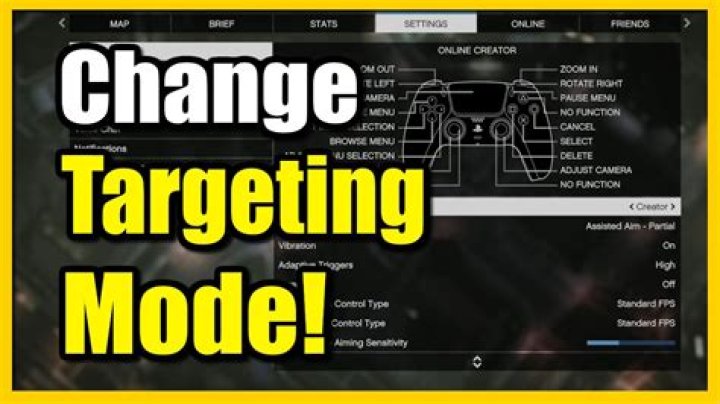 How to change targeting mode on gta 5 online