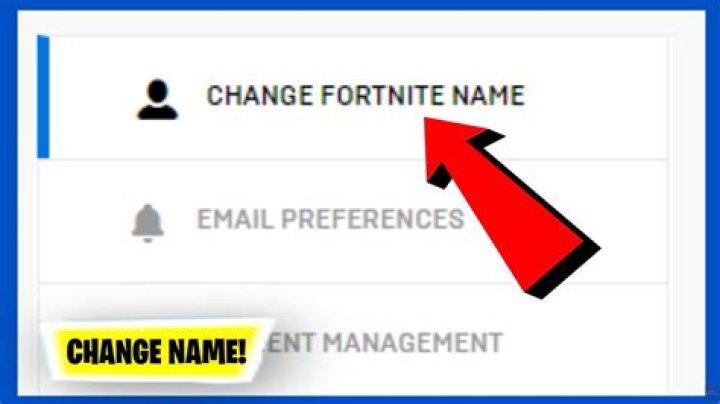 How to change username on fortnite