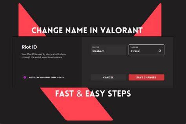 How to change valorant name
