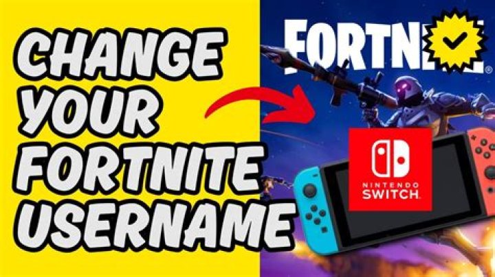 How to change your fortnite username on nintendo switch