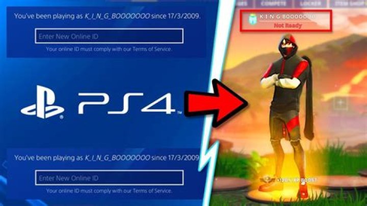 How to change your name in fortnite ps4
