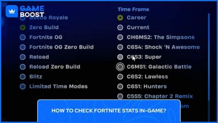 How to check fortnite stats