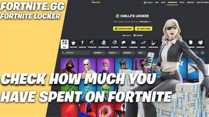 How to check my fortnite locker online