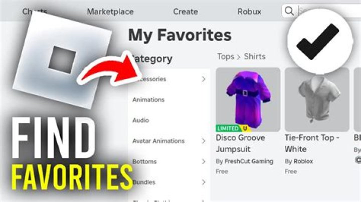 How to check your favorites on roblox
