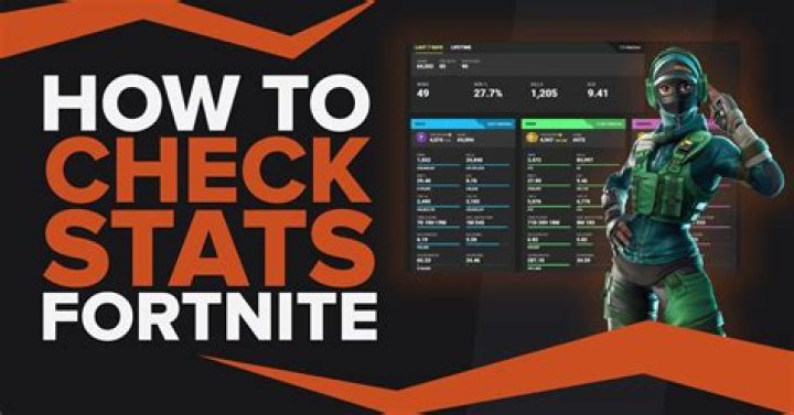 How to check your fortnite stats