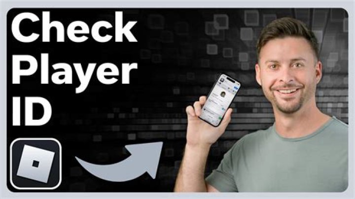 How to check your player id in roblox
