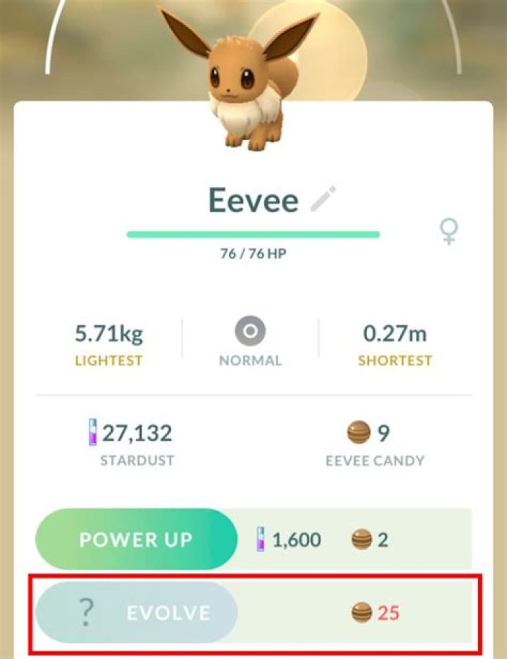 How to choose eevee evolution pokemon go