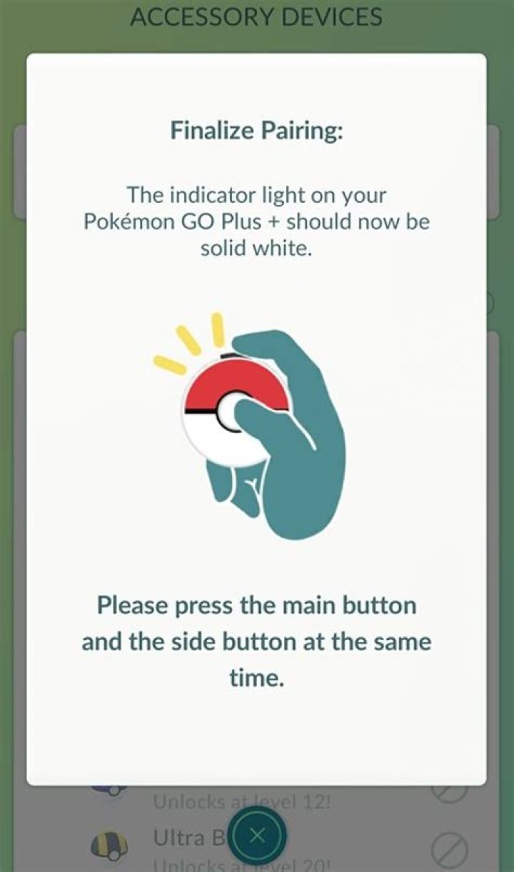 How to connect pokemon go plus