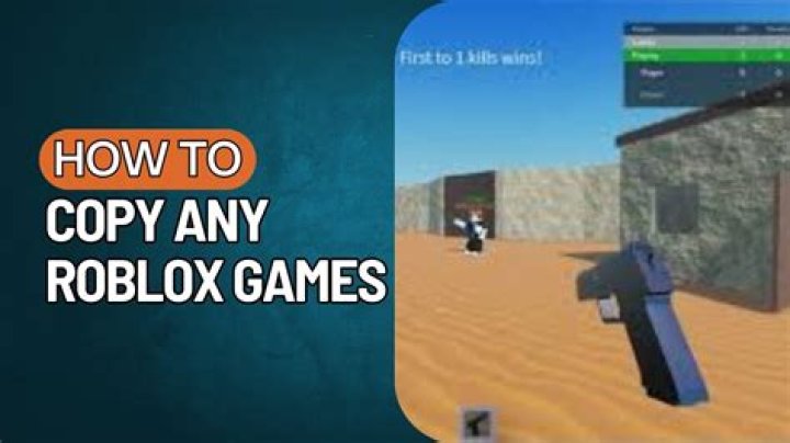 How to copy a roblox game