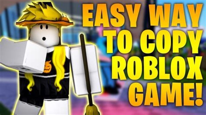 How to copy any roblox game