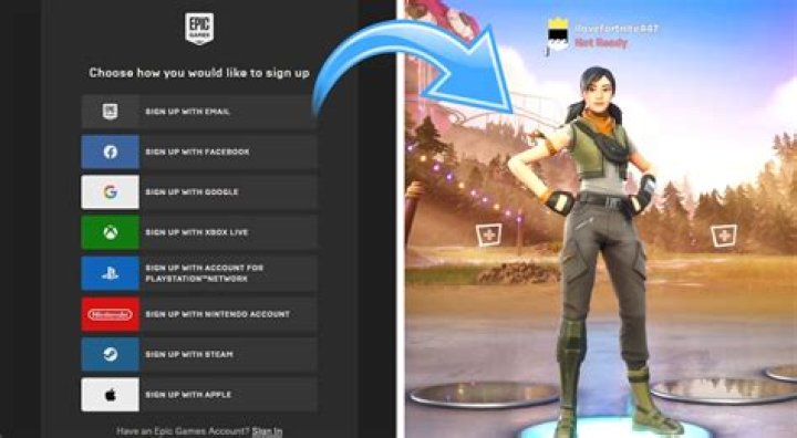 How to create a fortnite account
