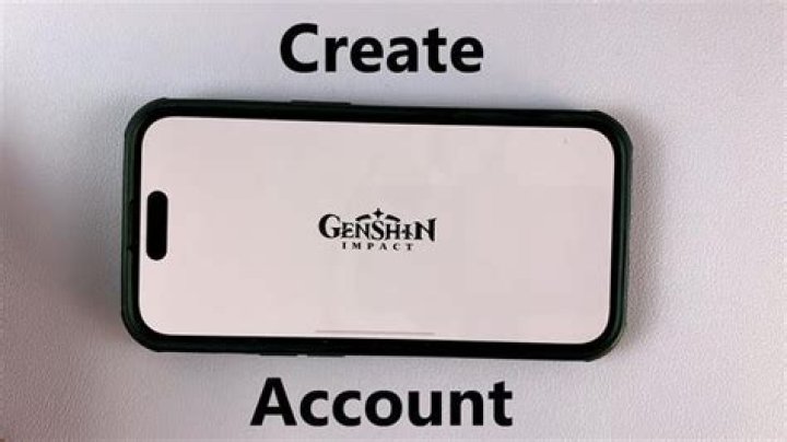 How to create a genshin impact account