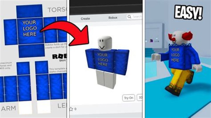 How to create a roblox shirt