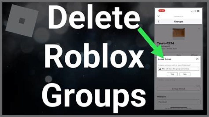 How to delete a group on roblox