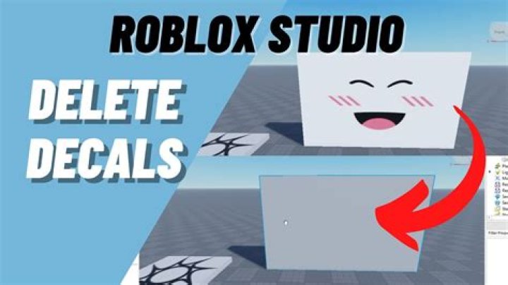 How to delete decals on roblox