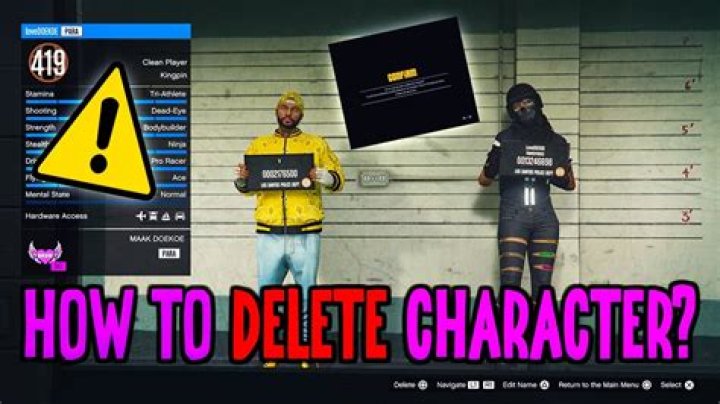 How to delete gta online account