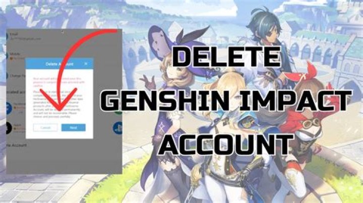 How to delete your genshin impact account on ps4