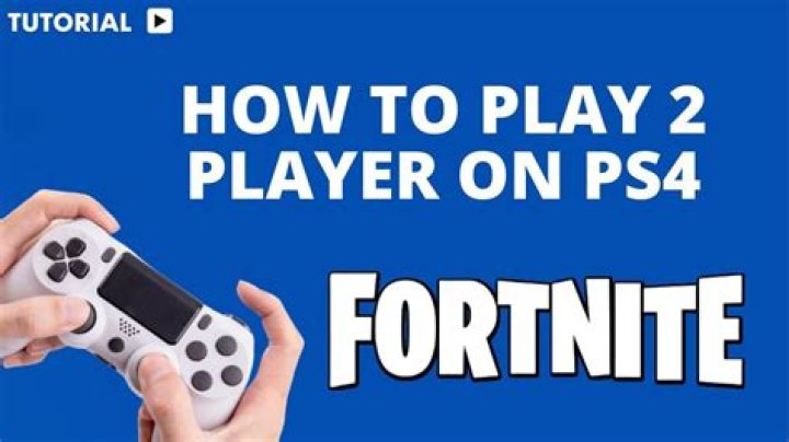 How to do 2 player on fortnite