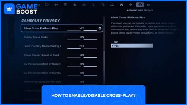 How to do cross platform fortnite