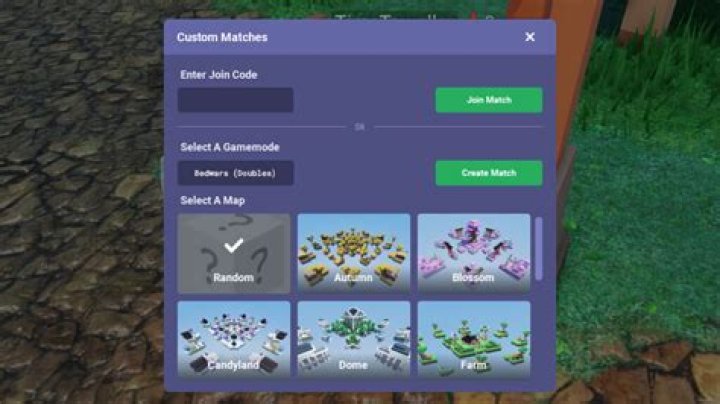 How to do custom matches in roblox bedwars