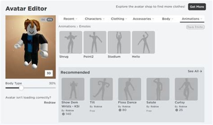 How to do emotes in roblox