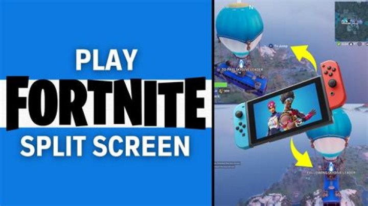 How to do split screen on fortnite nintendo switch
