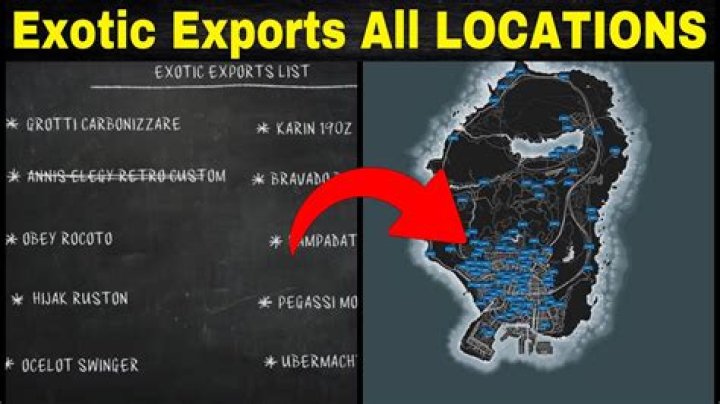 How to do the exotic export list gta 5
