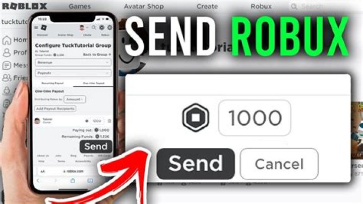 How to donate robux in roblox