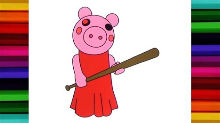 How to draw roblox piggy characters