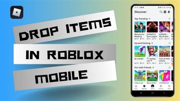 How to drop something in roblox