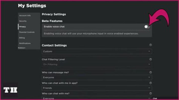How to enable voice chat on roblox