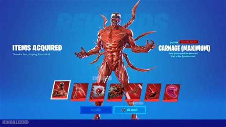 How to find carnage in fortnite