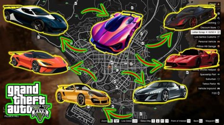 How to find exotic cars in gta 5