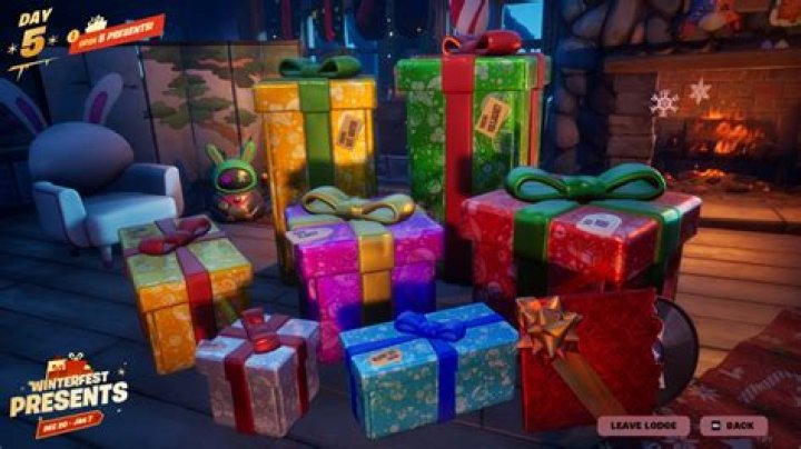 How to find last present fortnite