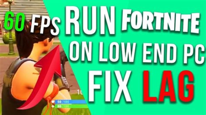 How to fix fortnite lag pc