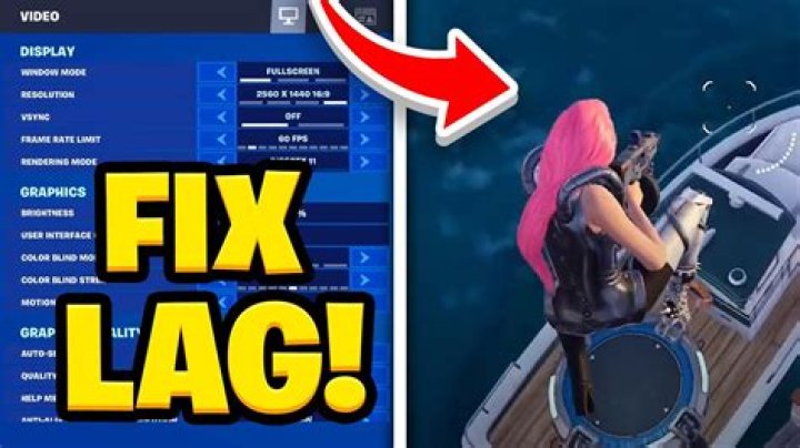 How to fix fortnite lag ps4