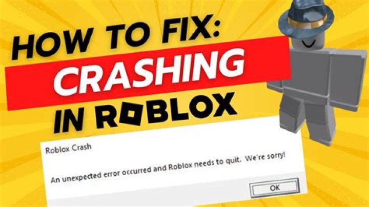 How to fix roblox crash