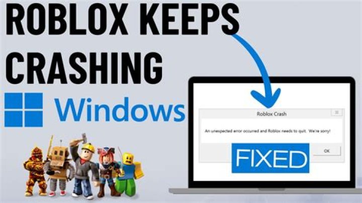 How to fix roblox crashing