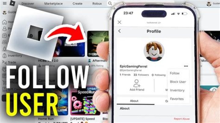 How to follow someone on roblox