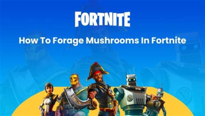 How to forage mushrooms fortnite