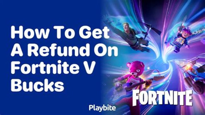 How to get a refund on fortnite