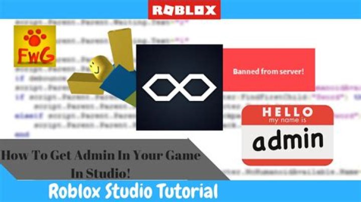 How to get admin in roblox