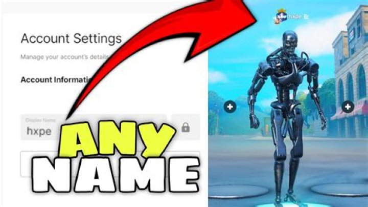 How to get any name in fortnite