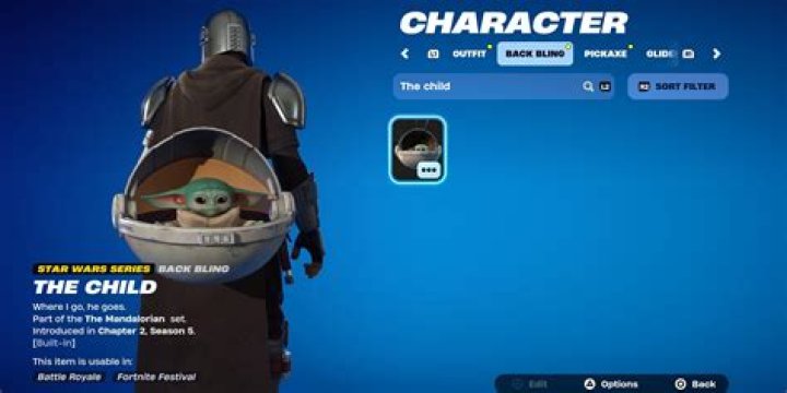 How to get baby yoda in fortnite
