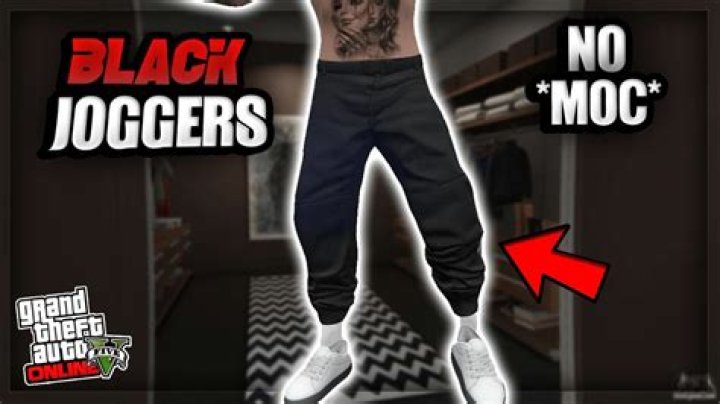 How to get black joggers in gta 5 2020