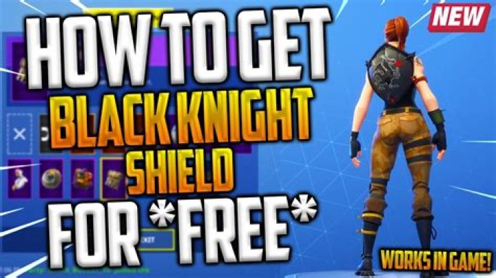 How to get black knight shield fortnite