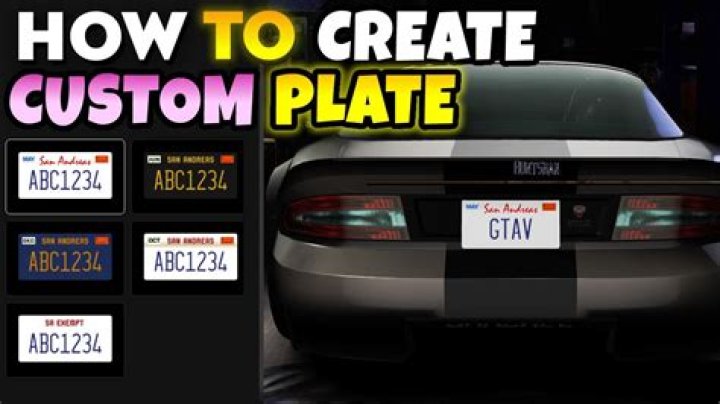 How to get custom plates back in gta online