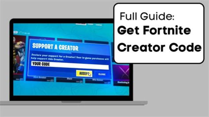How to get fortnite creator code