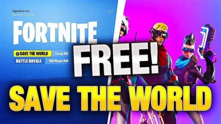 How to get fortnite save the world for free